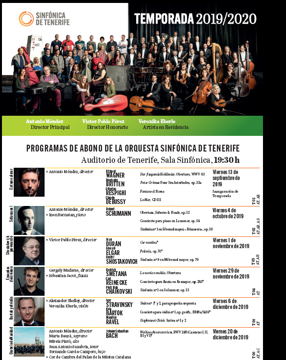 A Orquestra Sinfnica de Tenerife interpreta msica de J. Durn